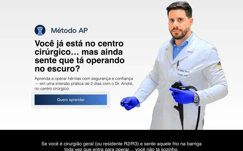 Site Dr. André · Método AP criado pela Matilab