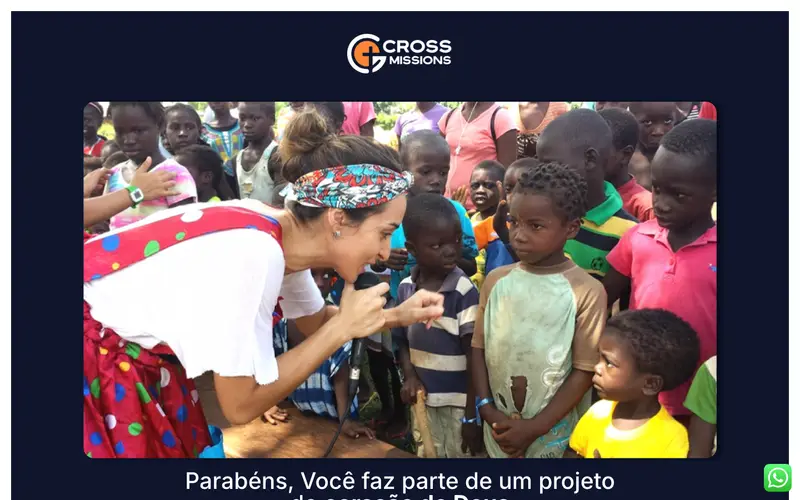 Site CrossMissions criado pela Matilab