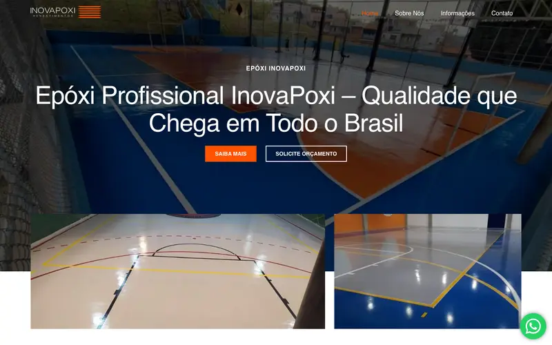 Site Epóxi Brasil criado pela Matilab