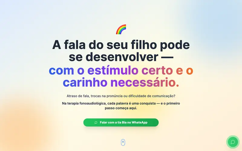 Site Fga. Bianca Pinheiro criado pela Matilab