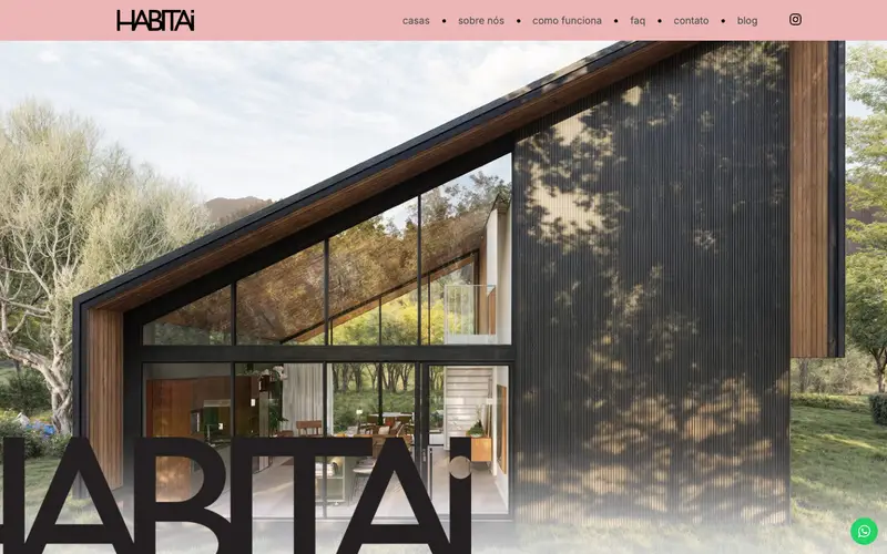 Site Habitai Casas criado pela Matilab