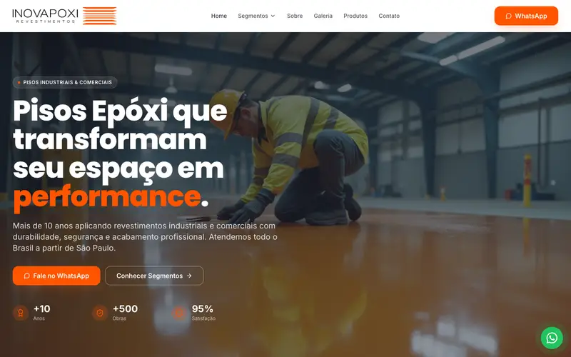 Site InovaPoxi · Nova versão criado pela Matilab