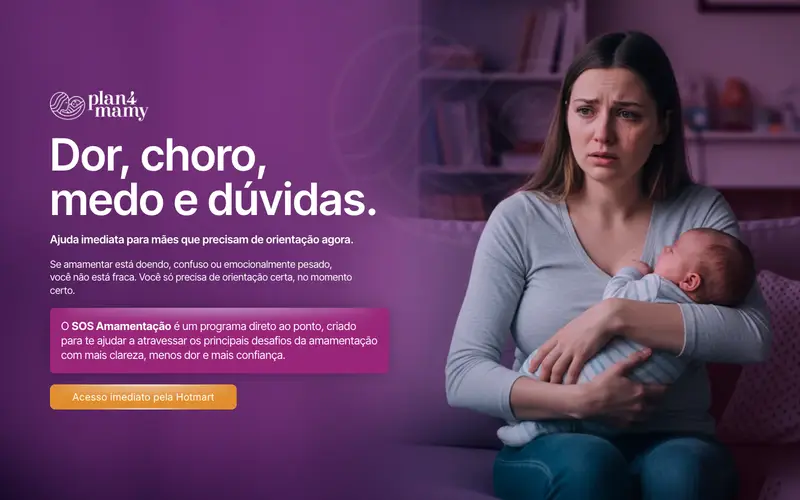 Site Plan4Mamy · SOS Amamentação criado pela Matilab