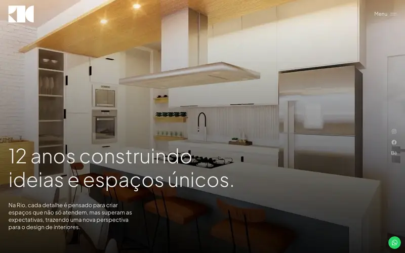 Site Rio Arquitetura criado pela Matilab